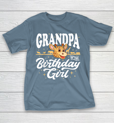Grandpa Funny Gift Apparel  Grandpa Birthday Crew Jungle Safari Animals T-Shirt 16