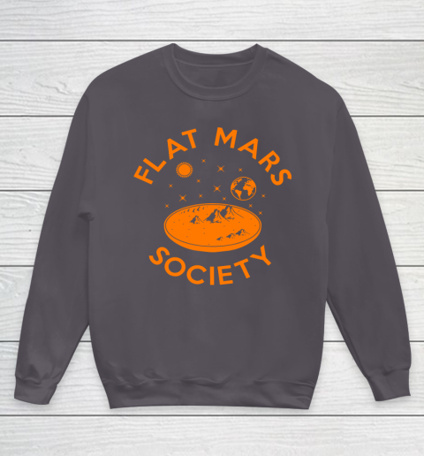 Flat Mars Society Shirt Youth Sweatshirt 5