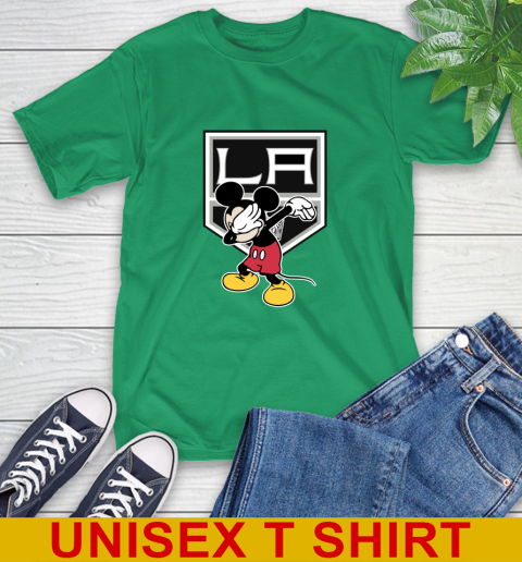 Los Angeles Kings NHL Hockey Dabbing Mickey Disney Sports T-Shirt 7
