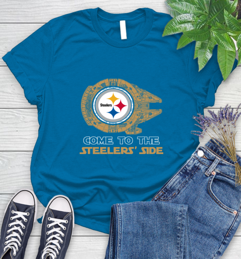 NFL Come To The Pittsburgh Steelers Wars Football Sports Women's T-Shirt 10