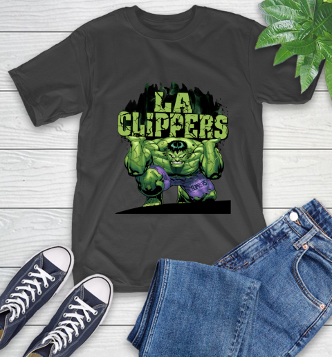 LA Clippers NBA Basketball Incredible Hulk Marvel Avengers Sports T-Shirt 2