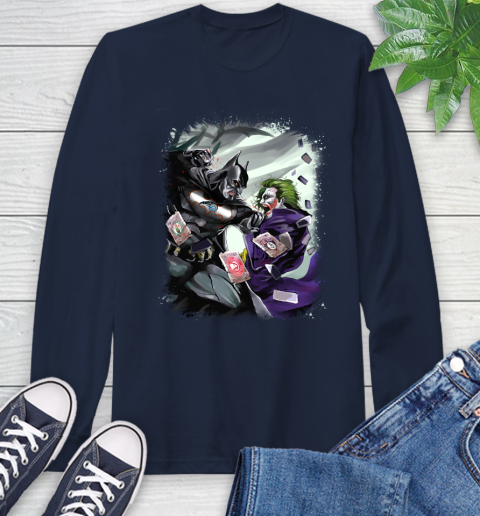 Orlando Magic MLB Basketball Batman Fighting Joker DC Comics Long Sleeve T-Shirt 4