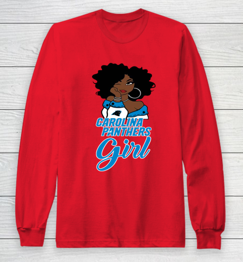 Carolina Panthers Girl NFL Long Sleeve T-Shirt 10