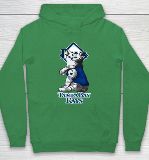 MLB Baseball My Cat Loves Tampa Bay Rays Hoodie 5