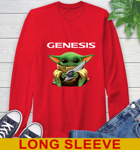 Star Wars Baby Yoda Hugs Genesis Car Shirt 66