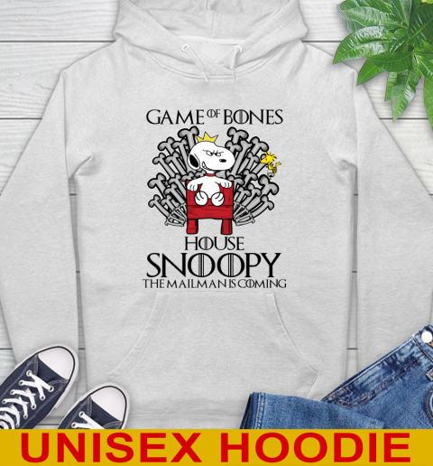 Game of bones house snoopy the mailman is coming tshirt 13