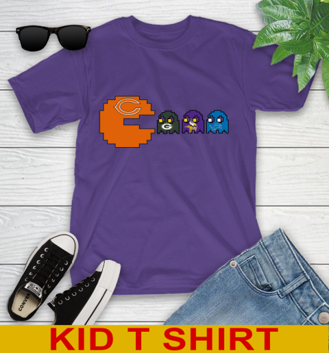 Chicago Bears NFL Football Pac Man Champion Youth T-Shirt 4