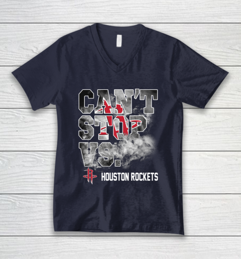 NBA Houston Rockets Basketball Can't Stop Vs V-Neck T-Shirt 2