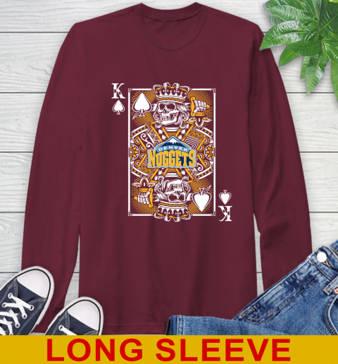 Denver Nuggets NBA Basketball The King Of Spades Death Cards Shirt Long Sleeve T-Shirt 7