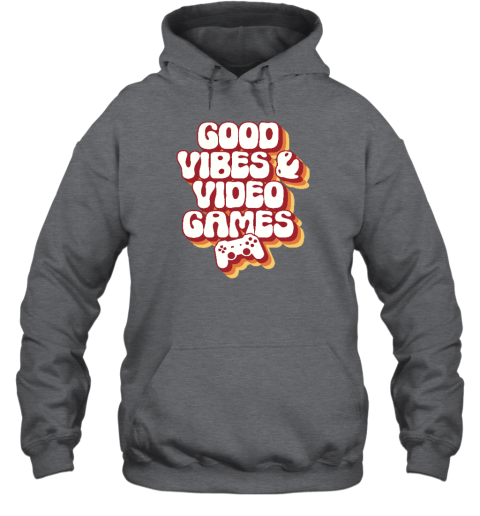 Mirandalorian Store Good Vibes & Video Games Retro Hoodie