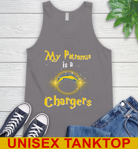 NFL Football Harry Potter My Patronus Is A Los Angeles Chargers Tank Top 6