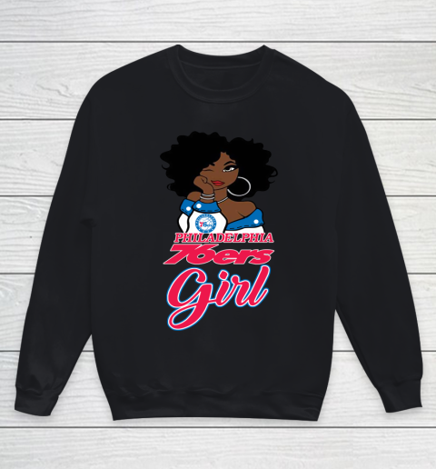 Philadelphia 76ers Girl NBA Youth Sweatshirt