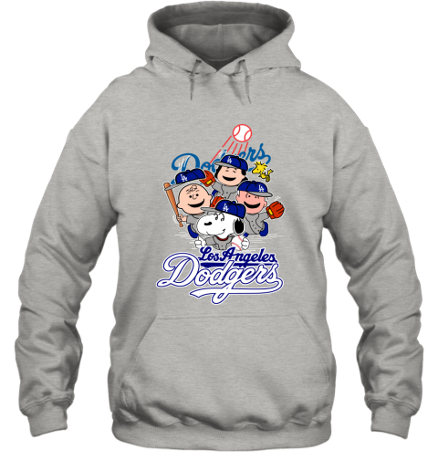 Charlie Brown Snoopy And Woodstock Los Angeles Dodgers Baseball