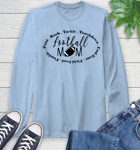 Mother S Day Funny Gift Ideas Apparel Football T Shirt Long Sleeve