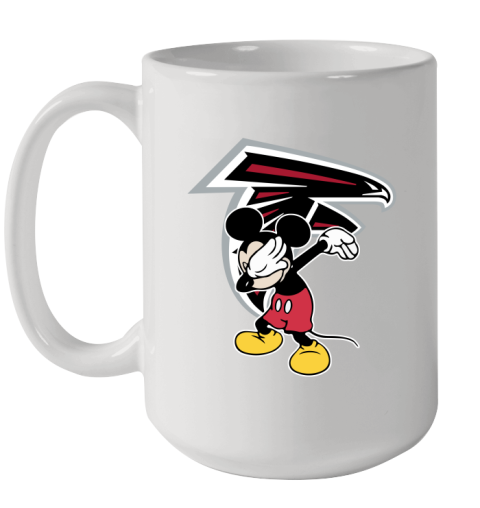 Atlanta Falcons NFL Football Dabbing Mickey Disney Sports Ceramic Mug 15oz