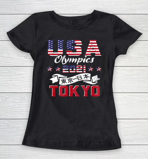 USA Olympic World Sports Team Tokyo Olympics 2021 Women's T-Shirt