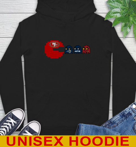 San Francisco 49ers NFL Football Pac Man Champion Hoodie 2