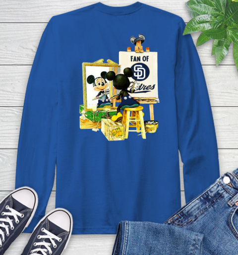 MLB Baseball San Diego Padres Mickey Drawing Shirt 64
