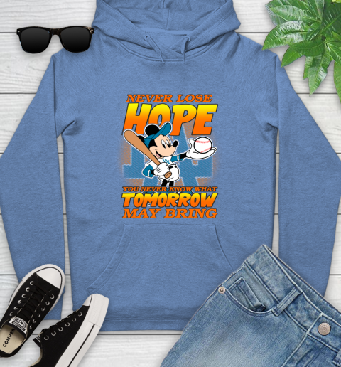 Los Angeles Dodgers MLB Baseball Mickey Disney Never Lose Hope Youth Hoodie 13