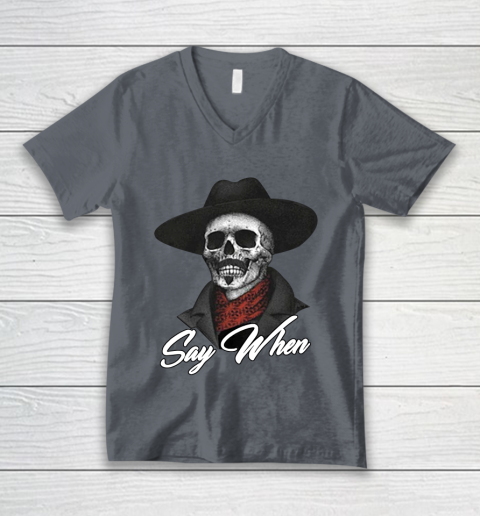 Say When V-Neck T-Shirt 4