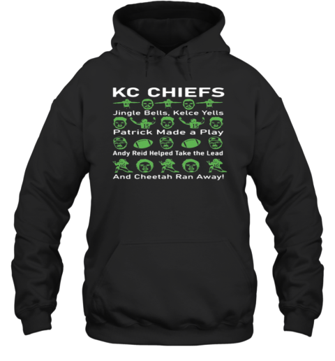 Kc Chiefs Jingle Bells Kelce Yells Patrick Made A Play Hoodie