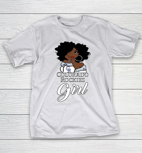 Colorado Rockiess Girl MLB T-Shirt 12