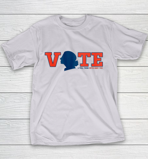 Vote Tell Them Ruth Sent You RBG Vote Shirt Notorious Youth T-Shirt 2