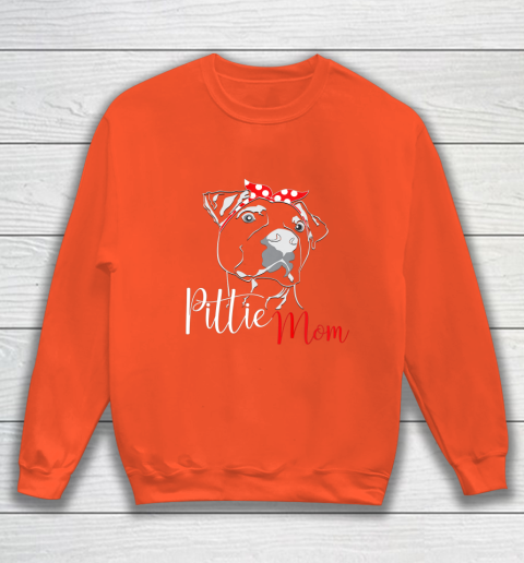 Dog Mom Shirt Pittie Mom T Shirt American Pitbull Shirt Dog Lover Sweatshirt 3