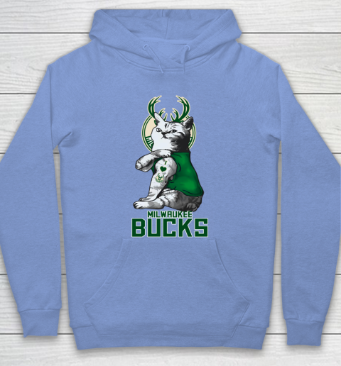 NBA Basketball My Cat Loves Milwaukee Bucks Hoodie 9 NBA Basketball My Cat Loves Milwaukee Bucks Hoodie - Image 9