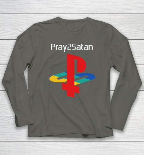 Pray2satan Long Sleeve T-Shirt 4