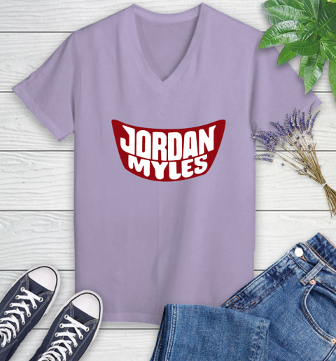 Wwe Jordan Myles racially insensitive Women's V-Neck T-Shirt 14