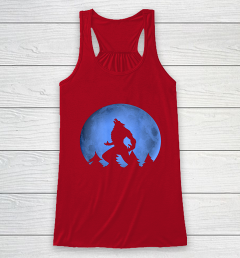 Werewolf Blue Moon wolf full moon on Halloween costume 2020 Racerback Tank 4