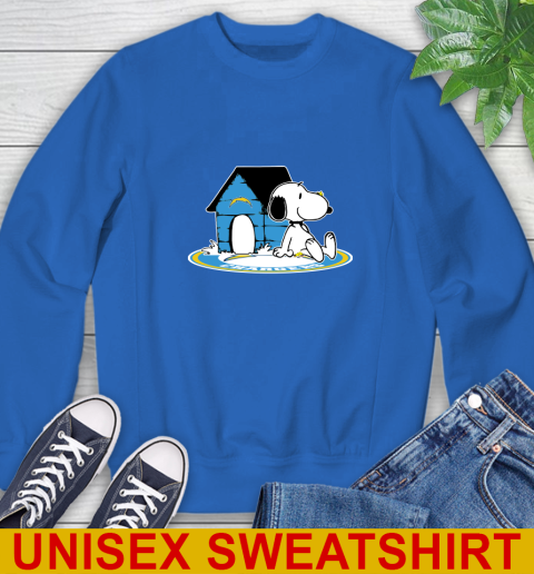NFL Football Los Angeles Chargers Snoopy The Peanuts Movie Shirt Sweatshirt 9
