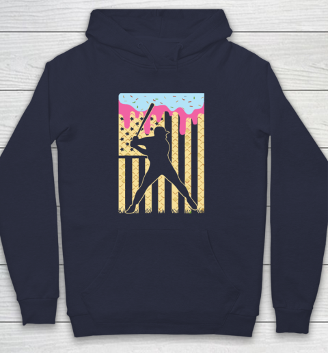Baseball Ice Cream Drip Hoodie 2
