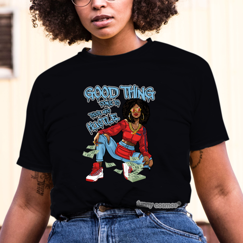 Air Jordan 10 Chicago Flag 10 Matching Sneaker Tshirt Good Things Come To Those Who Hustle White Jordan Shirt
