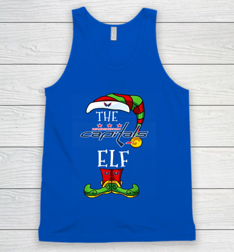 Washington Capitals Christmas ELF Funny NHL Tank Top 4