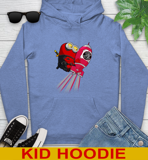 NBA Basketball Toronto Raptors Deadpool Minion Marvel Shirt Youth Hoodie 12