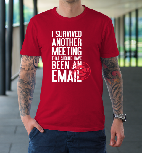 I Survived Another Meeting That Should Have Been An Email T-Shirt 16