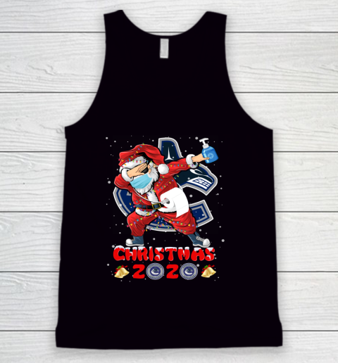 Vancouver Canucks Funny Santa Claus Dabbing Christmas 2020 NHL Tank Top