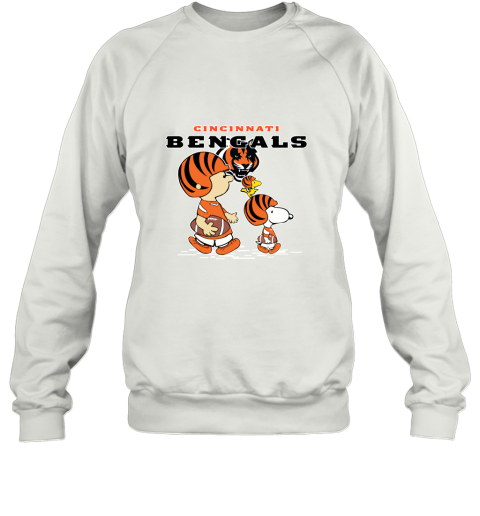 Cincinnati Bengals Let's Play Football Together Snoopy NFL Sweatshirt