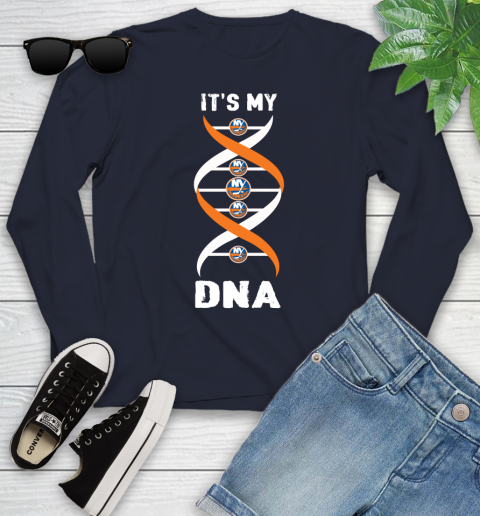 New York Islanders NHL Hockey It's My DNA Sports Youth Long Sleeve 2