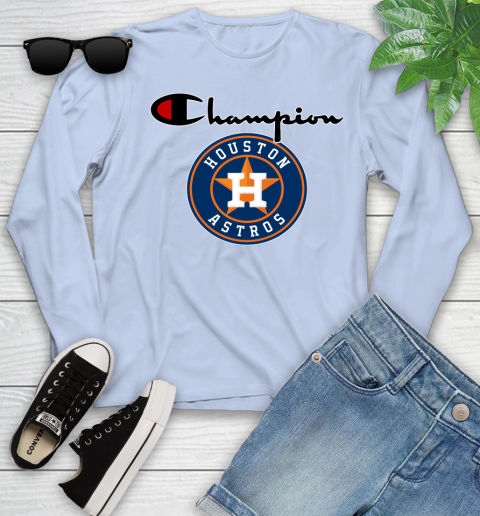 MLB Baseball Houston Astros Champion Shirt Youth Long Sleeve 6