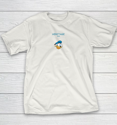 Heritage Donald Duck Shirt (print on front and back) Youth T-Shirt