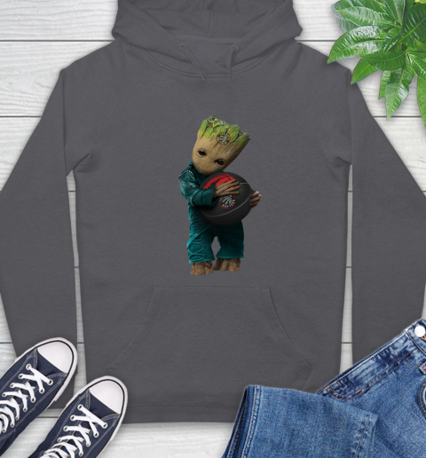 NBA Groot Guardians Of The Galaxy Basketball Sports Toronto Raptors Hoodie 7