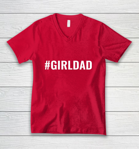 Girl Dad V-Neck T-Shirt 6
