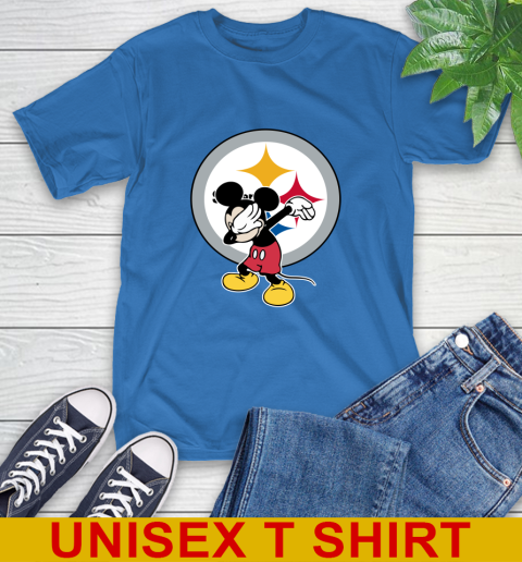 Pittsburgh Steelers NFL Football Dabbing Mickey Disney Sports T-Shirt 9