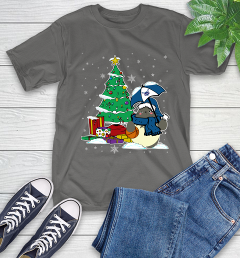 Charlotte Hornets NBA Basketball Cute Tonari No Totoro Christmas Sports T-Shirt 10