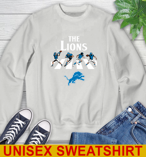 NFL Football Detroit Lions The Beatles Rock Band Shirt Sweatshirt 5