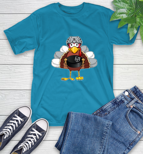 Los Angeles Kings Turkey Thanksgiving Day T-Shirt 8