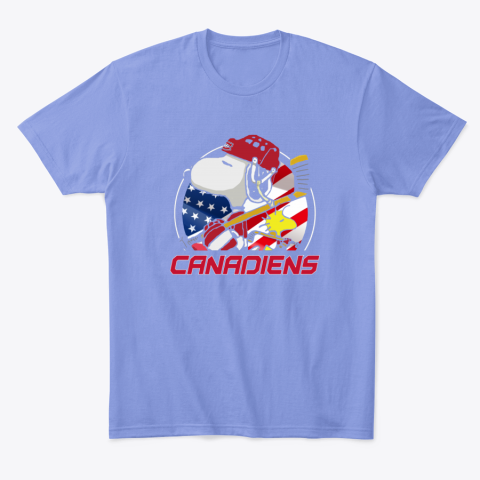 r3hx montreal canadienssnoopy and woodstock nhl classic t shirt 2 front violet